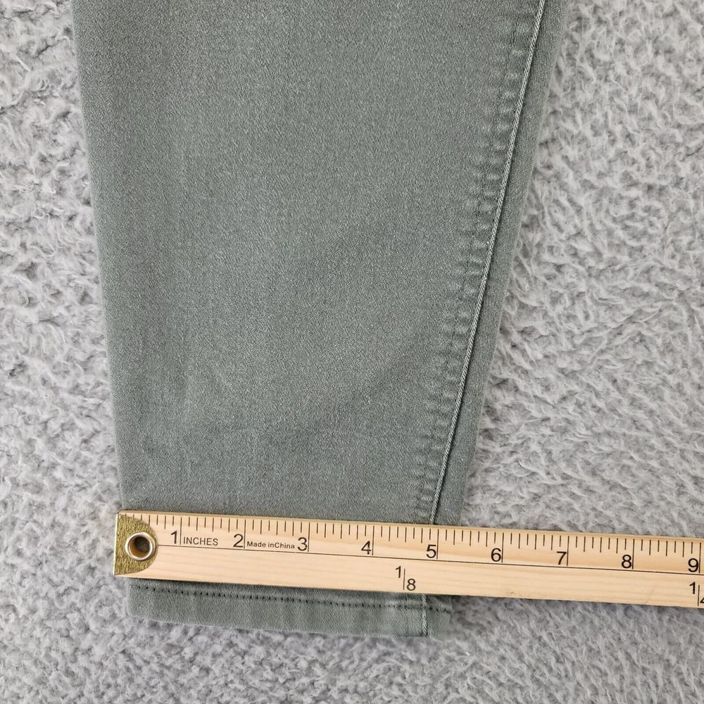 Democracy Jeans Womens 12 Green Denim Skinny Ab Solution Dark Wash Mid Rise - Picture 9 of 10